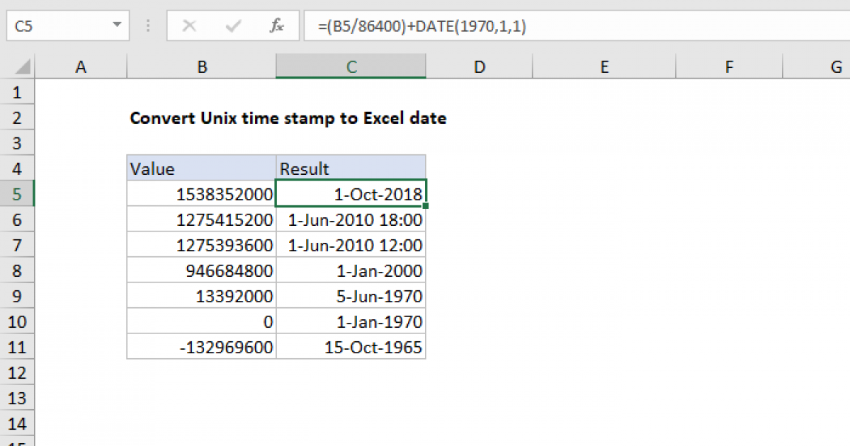 Unix 2025 timestamp utc